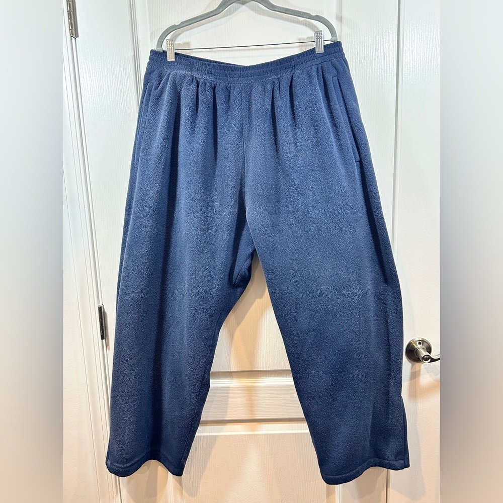 Yeezy Gap Men’s Polar Fleece Relaxed Navy Sweat Pants Joggers, Size XL - NWOT